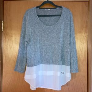 Micheal kors Two toned blouse